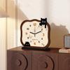 Cute Cartoon Desktop Pendulum Table, Living Room Entrance Decorative Item, Silent Clock