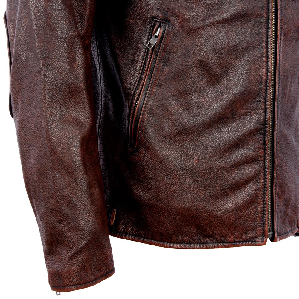 Black Men Leather Jacket Slim Fit Vintage Yellow/Red Brown Genuine Cow Men's Motorcycle Coat Biker Clothes Spring Autumn
