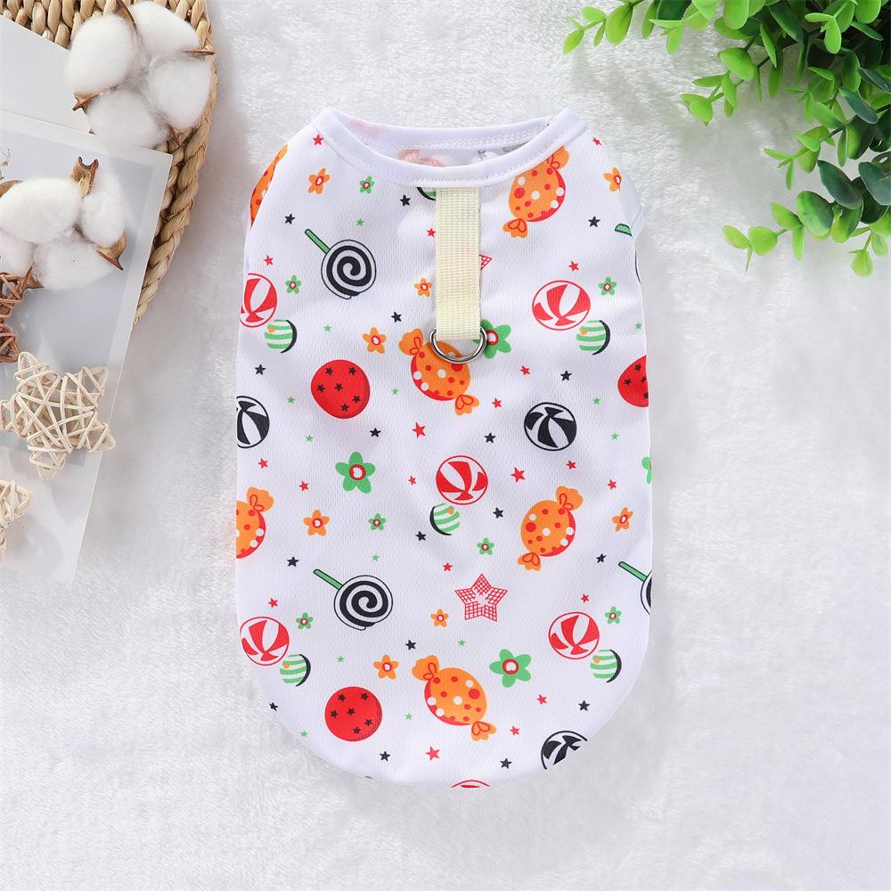 Vestă de tracțiune ultra-ușoară și subțire din plasă, pentru primăvară și vară, subțire, pentru câini și pisici, tip Teddy, pentru câini mici, medii și mari, Golden Retriever, Satsuma