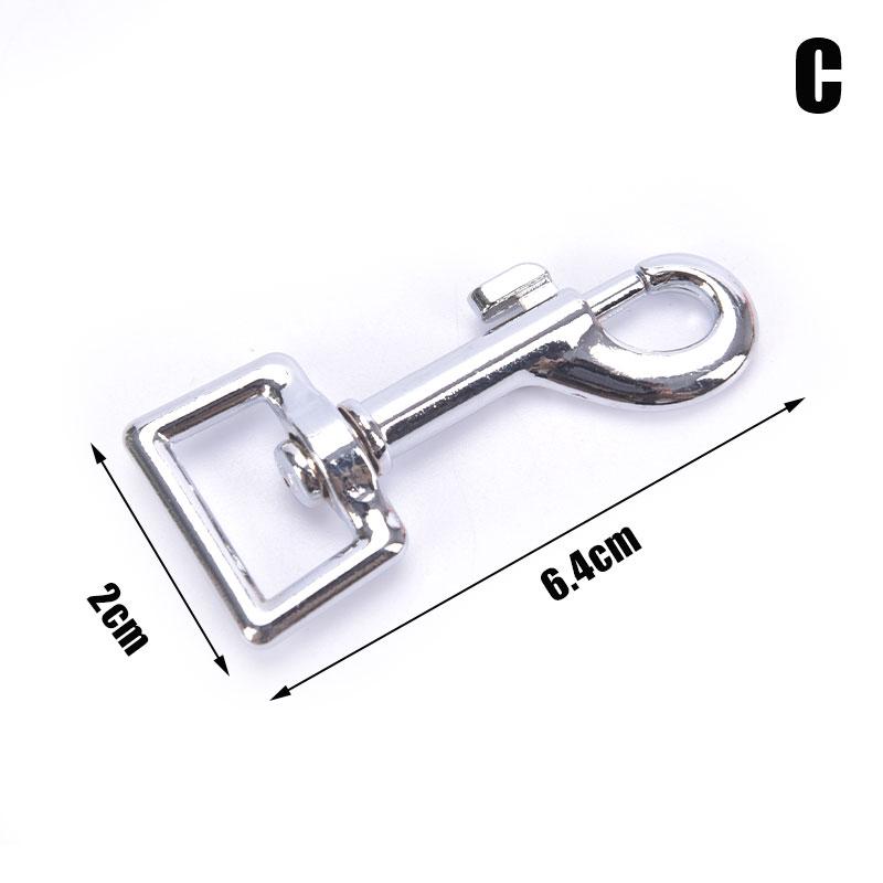 Small Dog Collar Leash Metal Buckle Hardware Sets Straps Swivel Pet Accessories