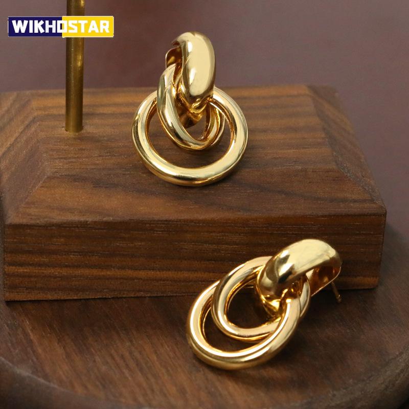 New Fashion Trend Unique Design Elegant Delicate Zircon Water Drop Earrings Women Jewelry Party Premium Gift Wholesale