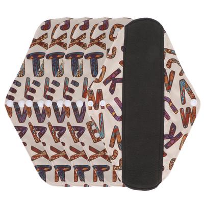 5pcs Washable Reusable Menstrual Pad Women Bamboo Charcoal Exquisite Fashionable Sanitary NapkinG72