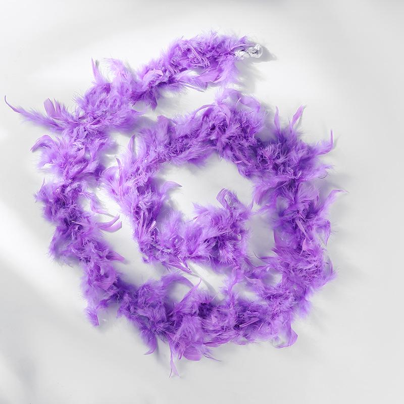 40g Fire Feather Turkey Boa, 2m - Party & Festival Scarf Decoration