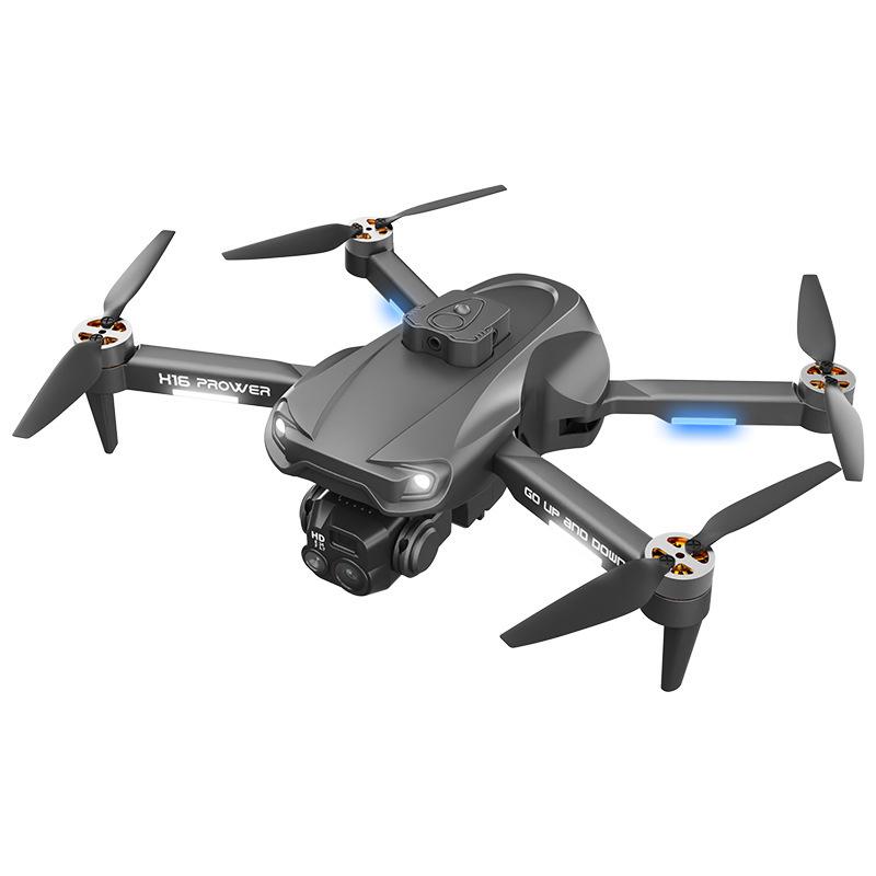 H16 Obstacle Avoidance Drone with 150° Adjustable Camera, Brushless Motors, Night Vision & Optical Flow for Aerial Photography.