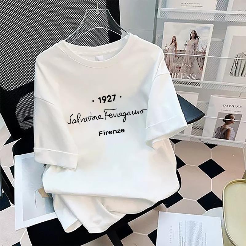 GMXIA Damenmode, lässig, Sommer, kurzärmelig, O-Ausschnitt, Blusen und Hemden