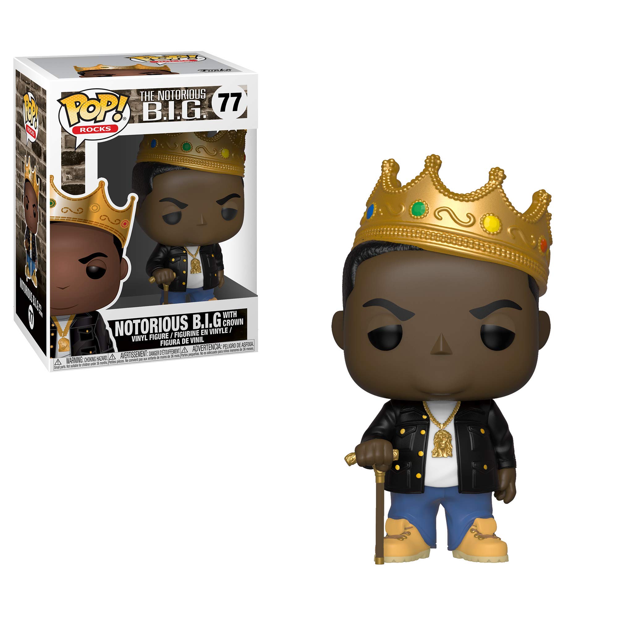 

FUNKO POP! ROCKS: Notorious B.I.G. (No Glasses)