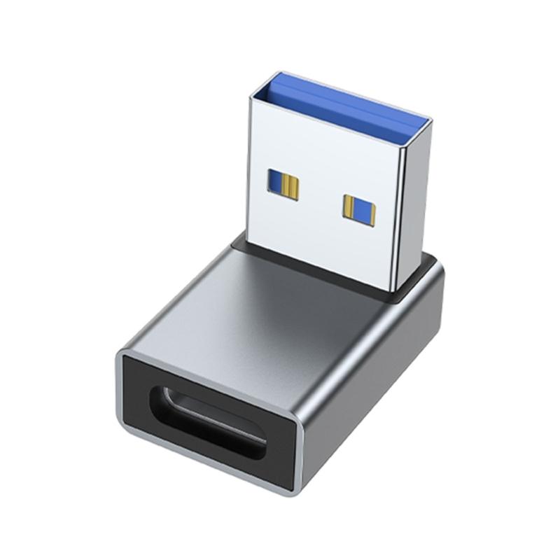 USB3.0 To Type-C Adapter, Aluminum Alloy Male To Female Connector Converter for Headphones, Data Cable, USB Fan Mouse