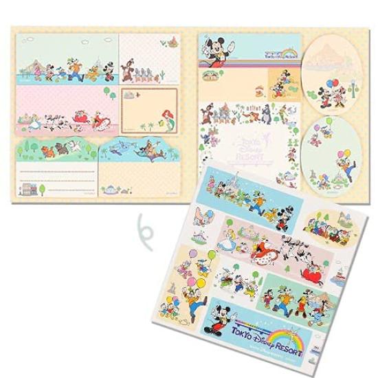 Mickey Friends Sticky Notes Disney Resort Retro Disney Merchandise Souvenir & [Tokyo Exclusive]