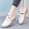 Brand White Women's Summer Sneakers Casual Wide Foot Shoes Sport Badkets Sports-leisure Women Shoes,split Leather