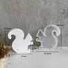 3D DIY Cute Squirrel Silicone Candle Mold Animal Squirrel Soy Wax Silicone Mould Animals Gypsum Resin Mould Home Decor