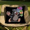 Character LLittle Mole Cushion Cover Soft Reversible  Durable Pillow Cover  MultiScene Use for Home  Car Daily Comfort