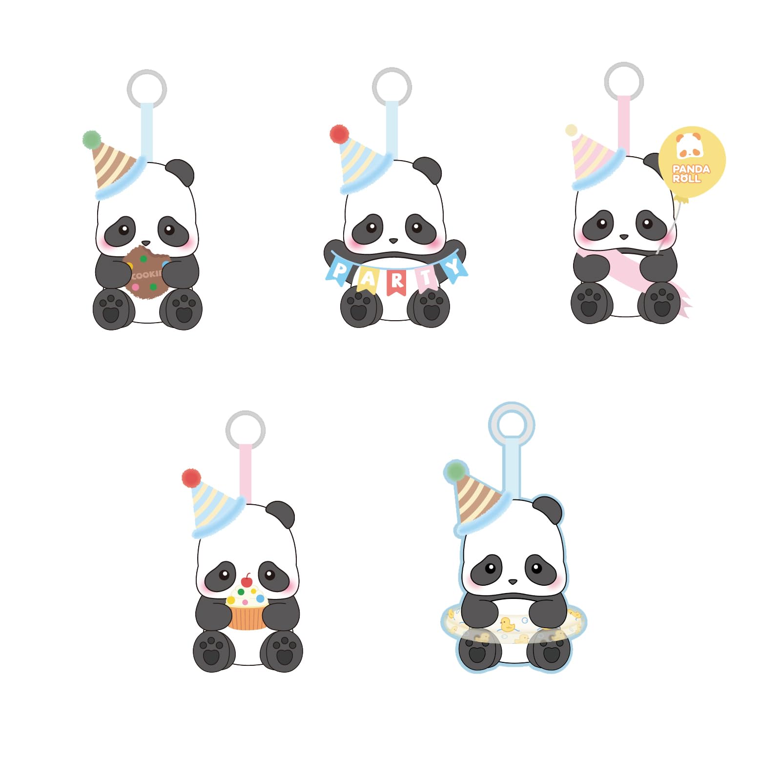 

52TOYS BLINDBOX Panda Roll Party Series Plush Blind Box Set of 4