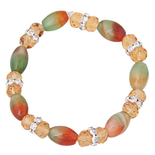 Korean Fashion Crystal Agate Bracelet