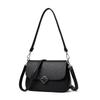 Retro Bag Women's New Fashionable Lychee Pattern Small Square Bag Single Shoulder Oblique Span Bag Versatile