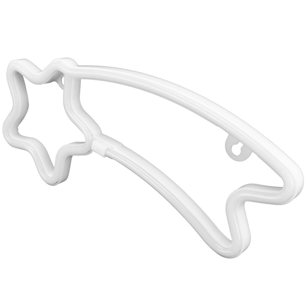 LED Neon Light Meteor Shape Neon Sign Lamp Proposal Wedding Birthday Party Decoration