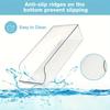 1/2-pack Dryckesdispenserorganisatör för Kylskåp, Klar Plast Hög Smal Läskburkar Hållare Behållare Förvaringslåda Bricka