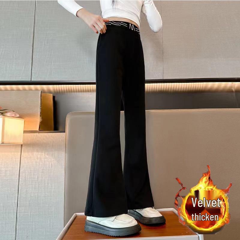 

Дівчачі розкльошені штани на флісовій підкладці - Мода весна/осінь 2025 для дітей середнього та старшого шкільного віку 170