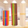 25/50pcs Round Wooden Craft Sticks for Crafts Making Cake Dowel DIY Durable Dowel Building Model Craft Sticks Party Decor Rod