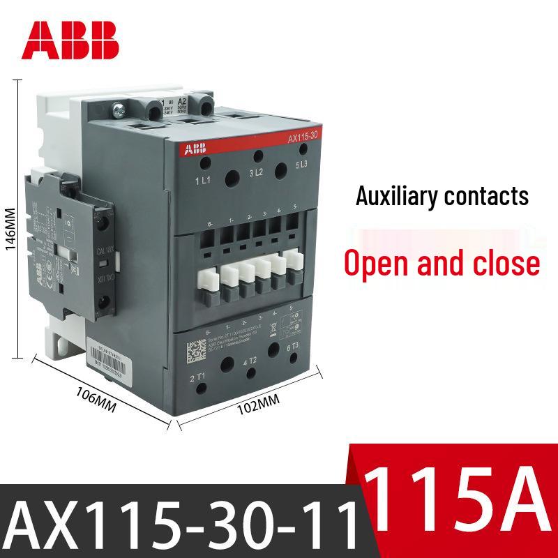 ABB AX09-30-10-80 Three-phase Contactor, 380V AC, AC220V, New Energy Model