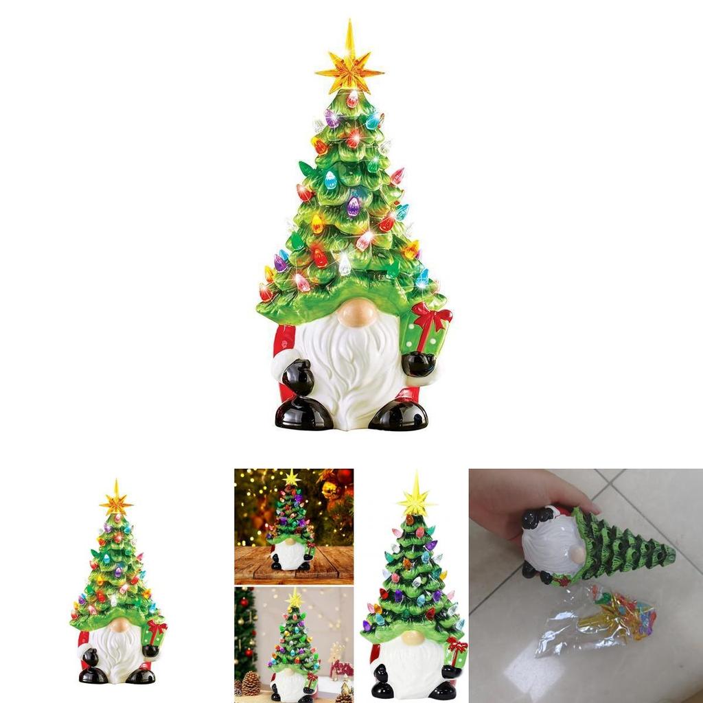 Christmas Gnomes Decorations With Led Lighting For Holiday Home Decor