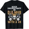 Unterschätze niemals einen alten Mann mit einem V8 Muscle Car T-Shirt