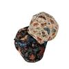 Vintage Artist Painter Hat Ethnic Style Butterfly Embroidered Beret  Spring Summer