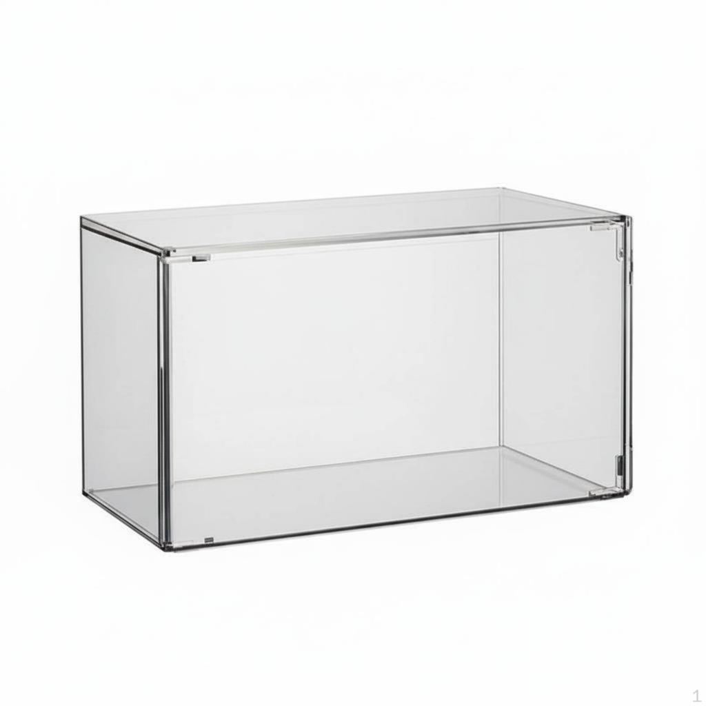 Acrylic Display Box Dustproof Blind Storage Shelf High Clarity