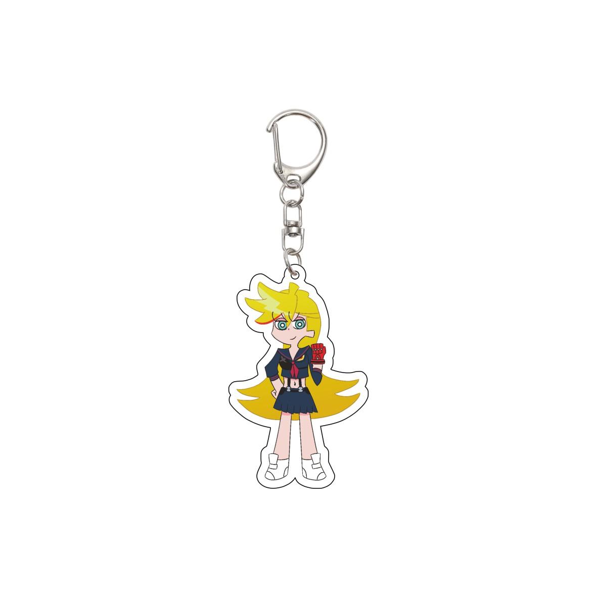 

55MM Anime Panty Stocking with Garterbelt Keychain Panty Anarchy/Stocking Anarchy Key Chain Acrylic Model Plate Christmas Gifts 55mm