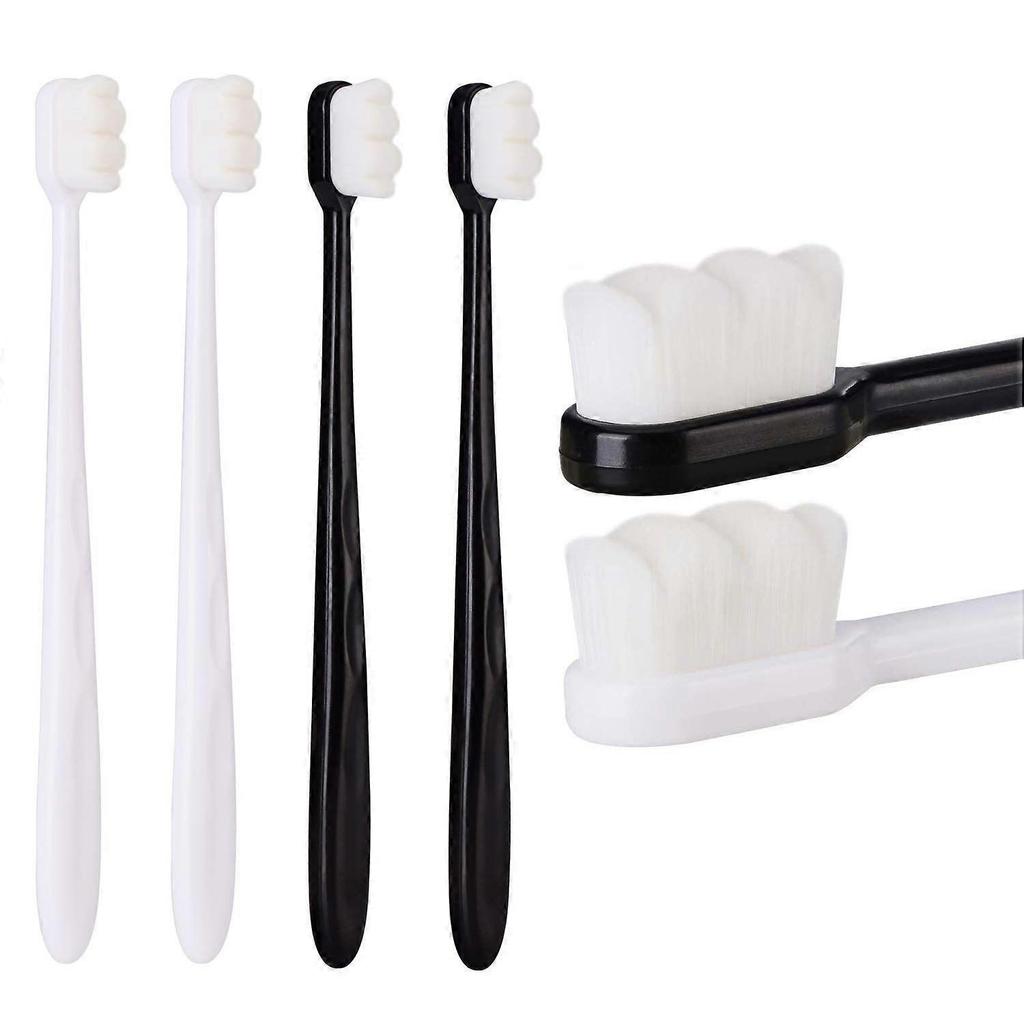 hongjin Extra Soft Toothbrush, Ultra Soft-bristled Adult Toothbrush Micro Nano 15000 Floss Bristle Good Cleaning Effect for Sensitive Teeth Oral Gum R