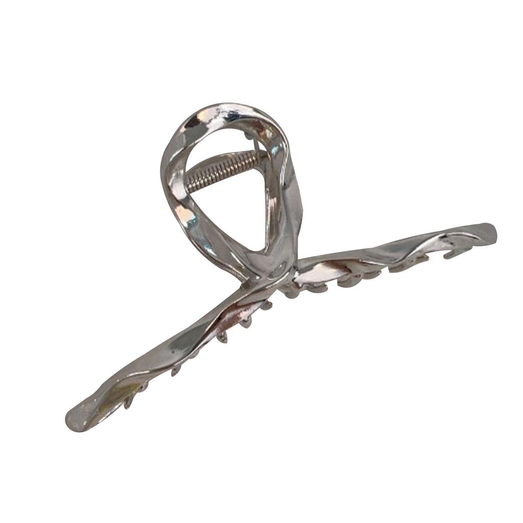 Hair Claw Clip Twisted Claw Clips Clamps Large Alloy Hair Catch Pure Color Styling Accessories