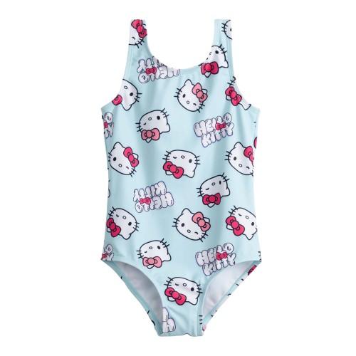 Hello Kitty Girls Character One Piece Swimsuit