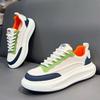 Men's Shoes 2025 New Mesh Breathable Little White Shoes Trendy Versatile Low-top Shoes Thick-soled Heightening Shoes Comfortable Casual Shoes