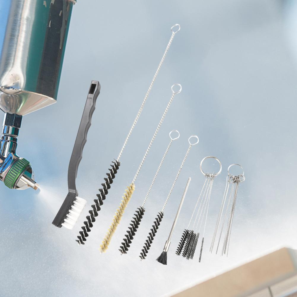 21Pcs Cleaning Brush Set Multi-Functional Nylon Brush Spray Lance Cleaning Kit Drink Straws Sewing Machines Cleaning Brush