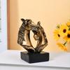 Horse Head Statue Ornament Horse Animal Sculptures Horse Figurines Decorative Objects for Home Office Bookshelf Table
