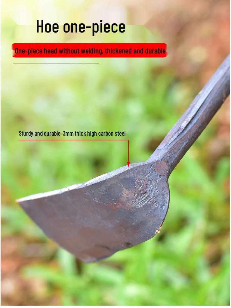 All-Steel Multi-Functional Small Hoe for Gardening and Farming