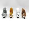 1Pcs Miniatures Plush Simulation Squirrel Ornaments Mini Artificial Squirrel Figurines Fake Animal Christmas Table Decoration