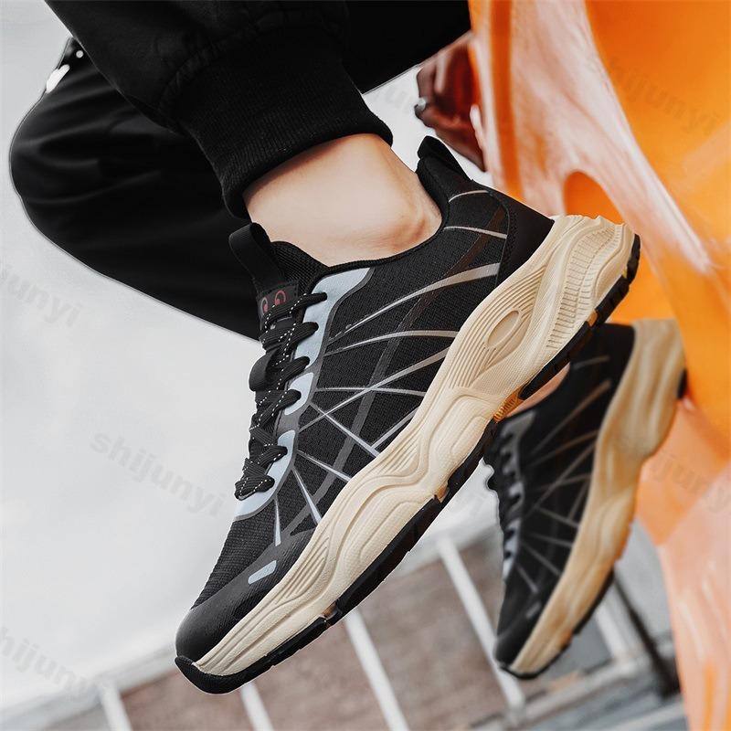 Fashion Fashion Trend Men's Low Top Thick Soled Casual Shoes 2025 Autumn New Mesh Breathable Comfortable Niche Versatile Chunky sneakers