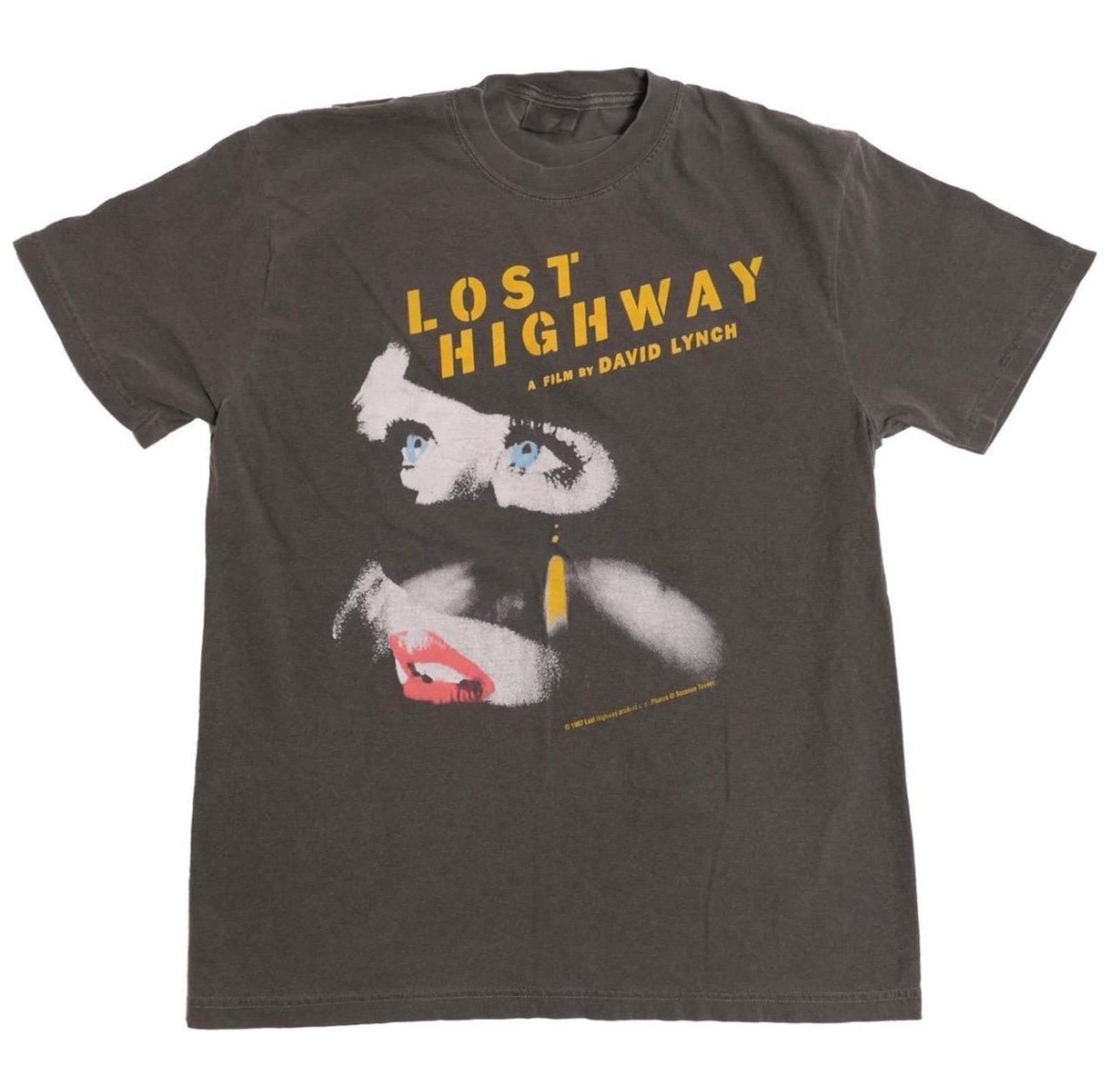 Lost Highway David Lynch Movie Patricia Arquette Mechanic Murder Mystery Horror Criterion Twin Peaks Creator Avant-Garde Faded Tee Shirt - M 2XL