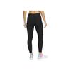Nike Solid Color Letter Print Slim Fit Sports Fitness Pants Women Bottoms Black BV5563-010