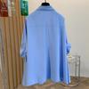 Camicia Larga Taglie Forti Manica a Pipistrello Strass Stile Hong Kong Primavera/Estate 2026