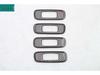 Stainless Steel Black Titanium Steering Wheel and Speaker Covers for Geely Boyue L, Model 25