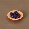 1:12 Mini Simulation Artificial Fruits Doll House Blueberry Strawberry Cherry Fruit Dish Miniature Accessories for Kids Toys