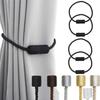 4 Pieces of Magnetic Curtain Ties, Home Curtain Buckles, Curtain Straps for Fixed Curtains and Curtains, Living Room Tiebacks