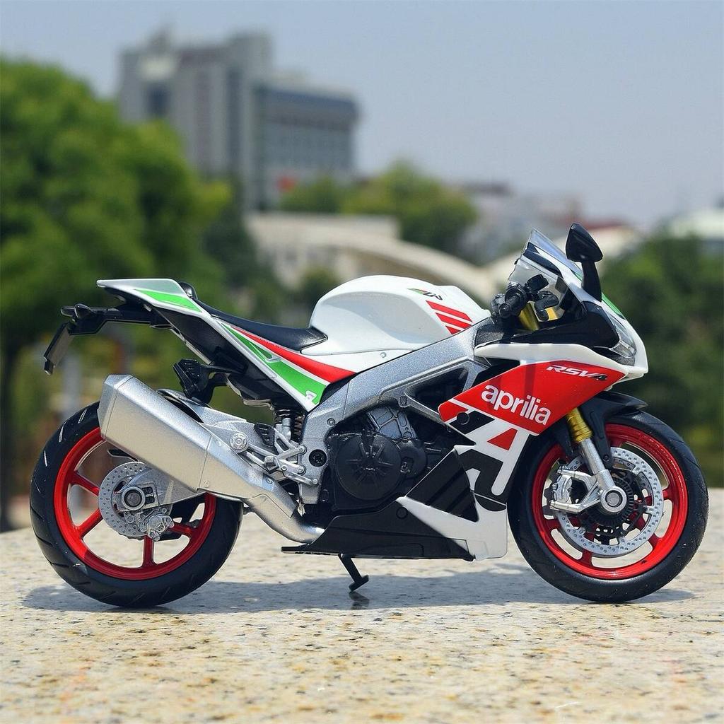 MotoGP Aprilia RSV4 RR1000 Racing Motorcycle Simulation Exquisite Diecast & Toy Vehicle RMZ City 1:12 Alloy Collection Model