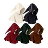Medieval Hooded Cape Halloween Cloak Hat Stage Performance Party Props Cosplay