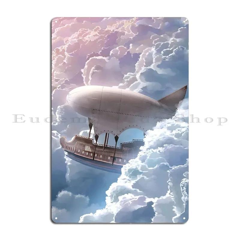 Balloons In The Sky Metal Plaque Poster Personalized Club Party Living Room Designing Tin Sign Poster 20x30cm（7.8x11.8inch）