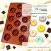 Food Safe Silicone Cake Baking Mould 12 Cavity Nonstick Pan for Making Chocolate Jelly Pudding Soap DIY Home Baking