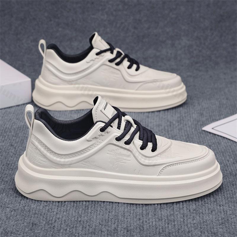 Fashion 2025 Autumn New Concise Fashion Low Top Thick Soled Casual Shoes for Men Versatile Comfortable Non Slip Niche Platform sneakers