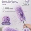 Retractable Telescopic Duster Feather Duster for Dusting No Dust Flying Crevice Cleaning Tool