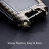 Carbon Fiber Metal Car Key Fob Cover Case Ring Chain For VW Golf 7 Tiguan Polo Skoda Octavia Kodiaq Karoq Superb SEAT Ateca